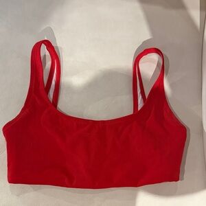 Tory Burch Sport Vibrant Red Sports Top